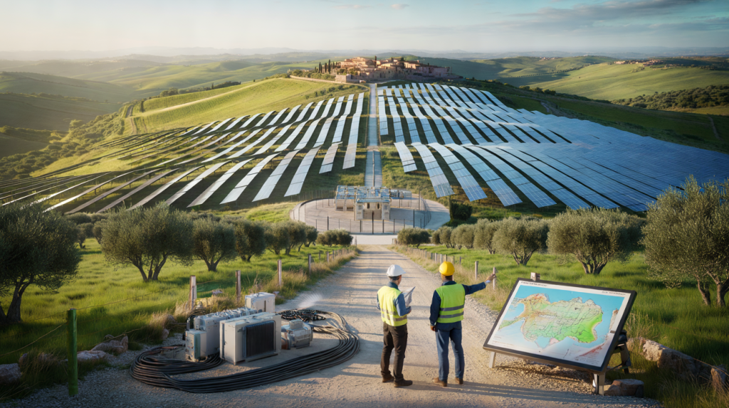 Proyectos fotovoltaicos 11 MWp Italia