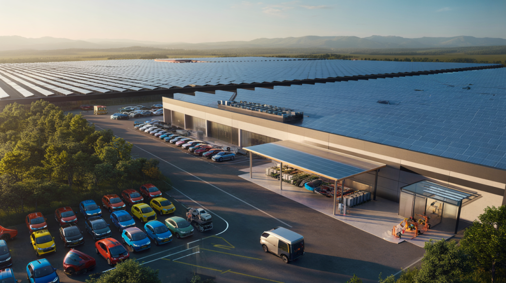 Renault Dacia fábrica Rumanía energía solar