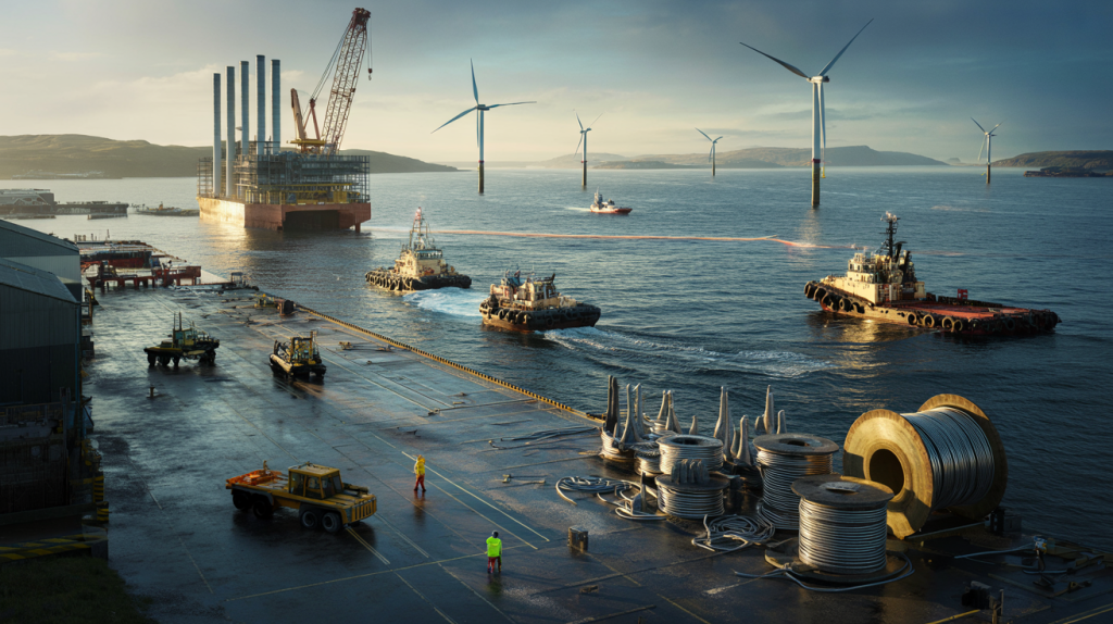 Scottish floating offshore wind supply chain