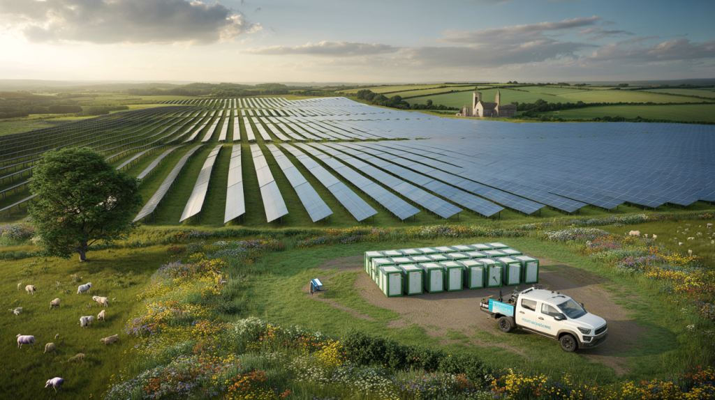 Statkraft solar farm England