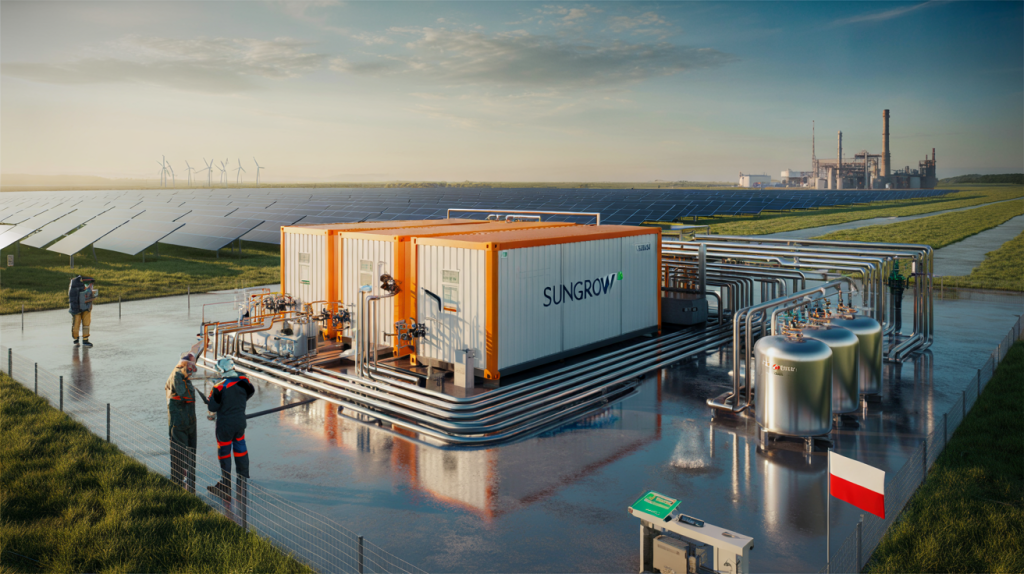 Sungrow Hydrogen electrolyzer Poland