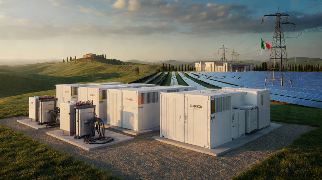 Sungrow adquiere cartera BESS en Italia
