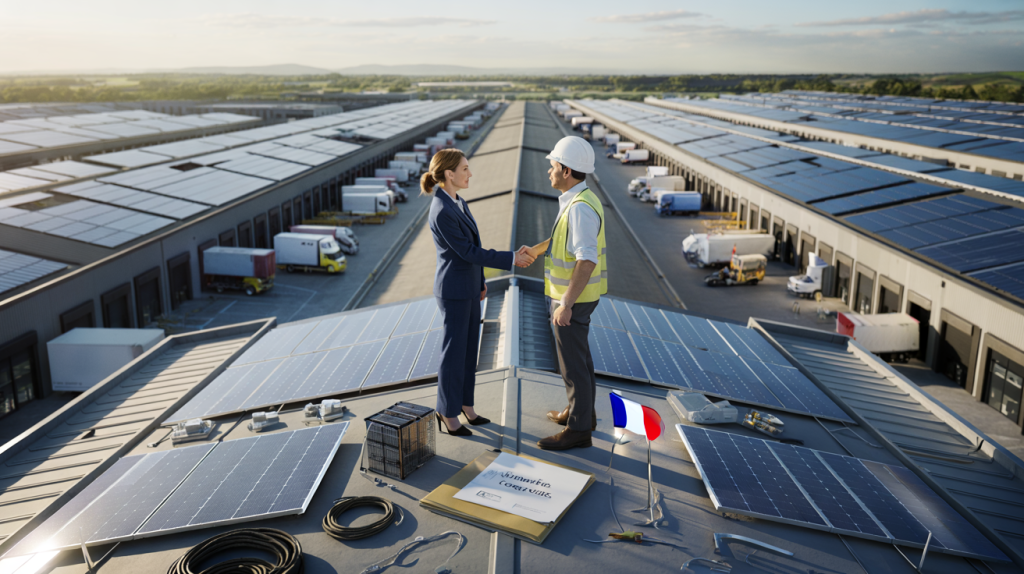 Sunrock EUR 110m loan France rooftop solar