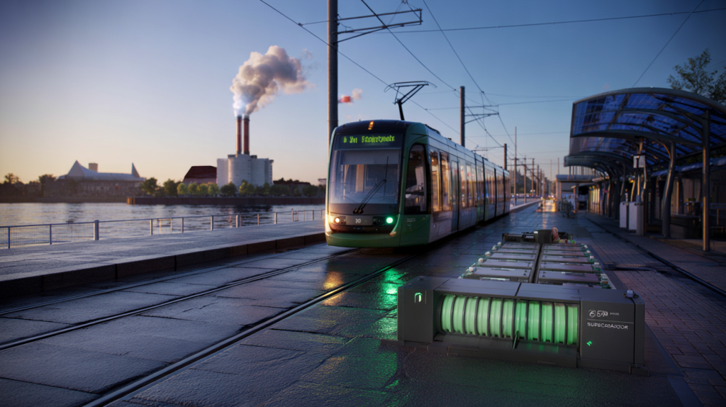 Szczecin tranvías energía verde