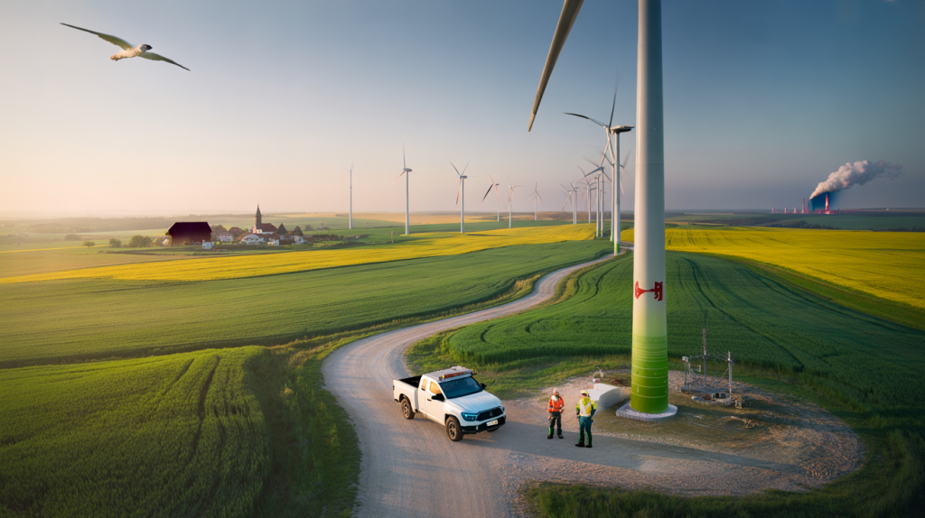 Taczalin wind farm Poland