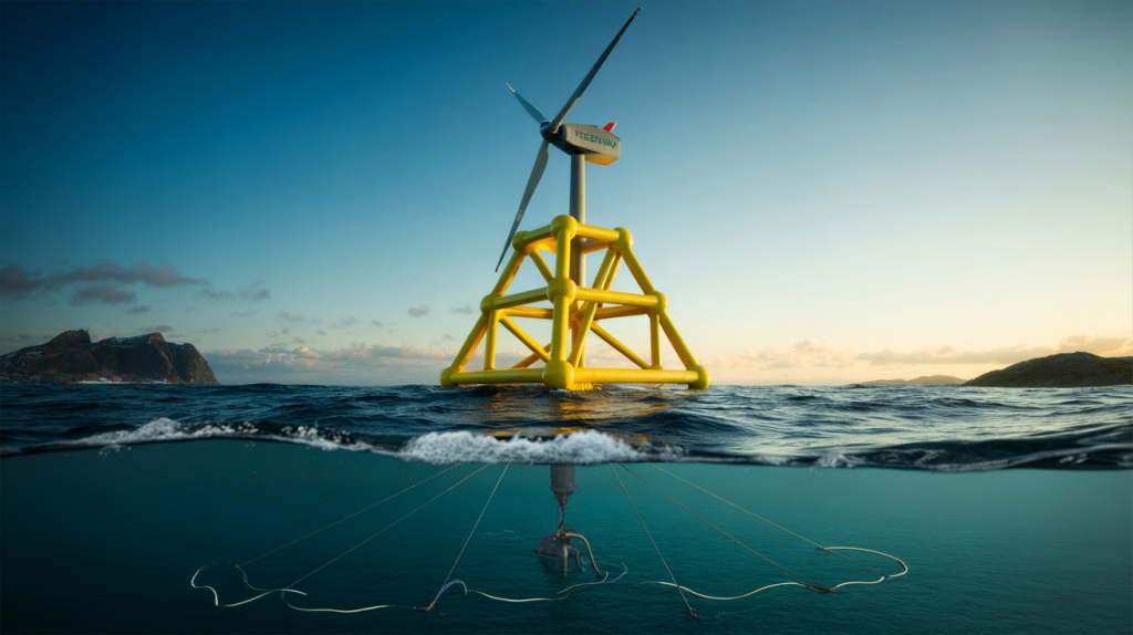 TetraSpar eólica flotante proyecto piloto