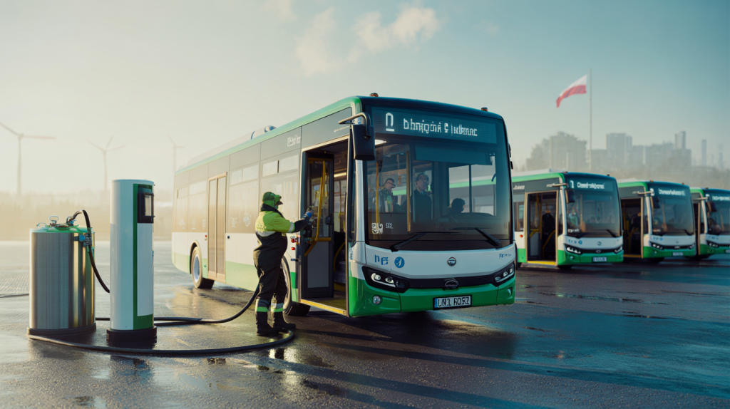 Transporte público de hidrógeno en Polonia