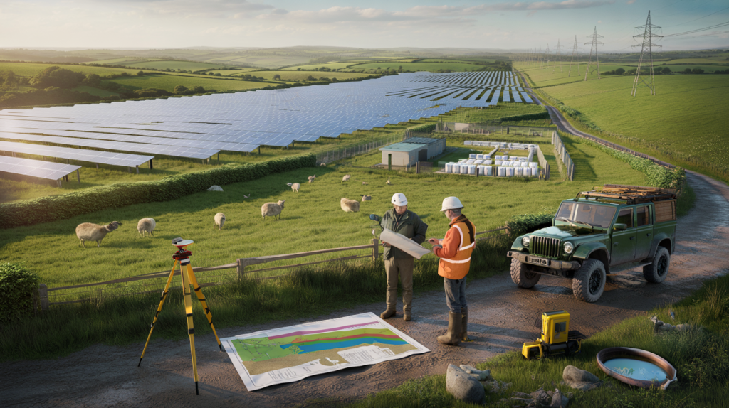 UK solar farm planning permission