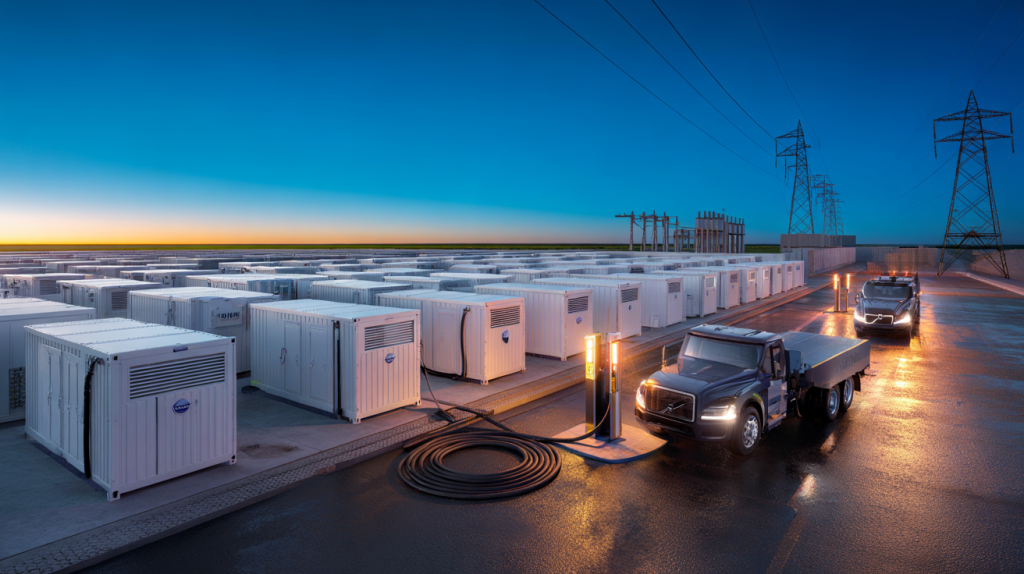 Volvo 70 MW 260 MWh battery storage