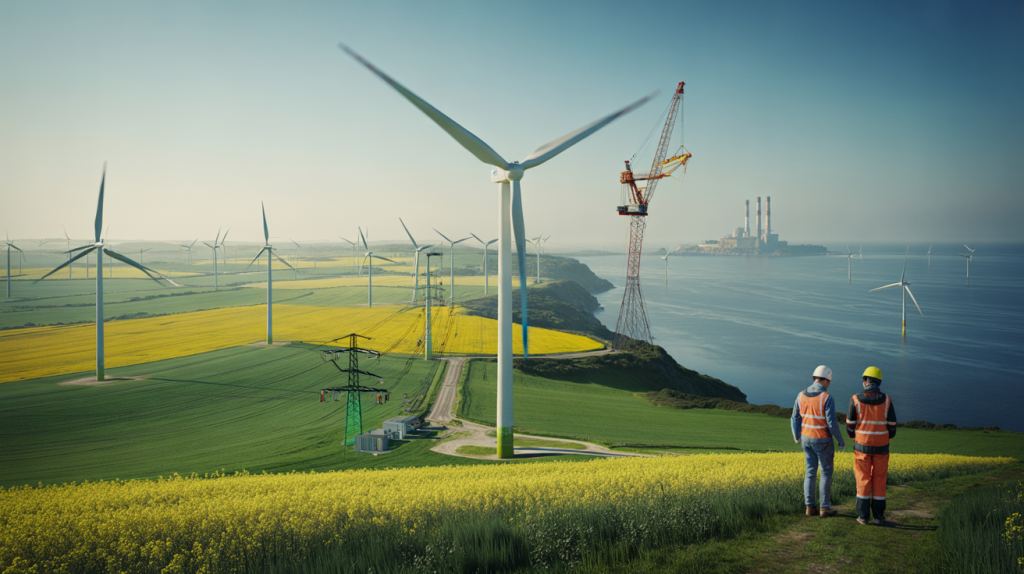 año récord de energía eólica en Europa