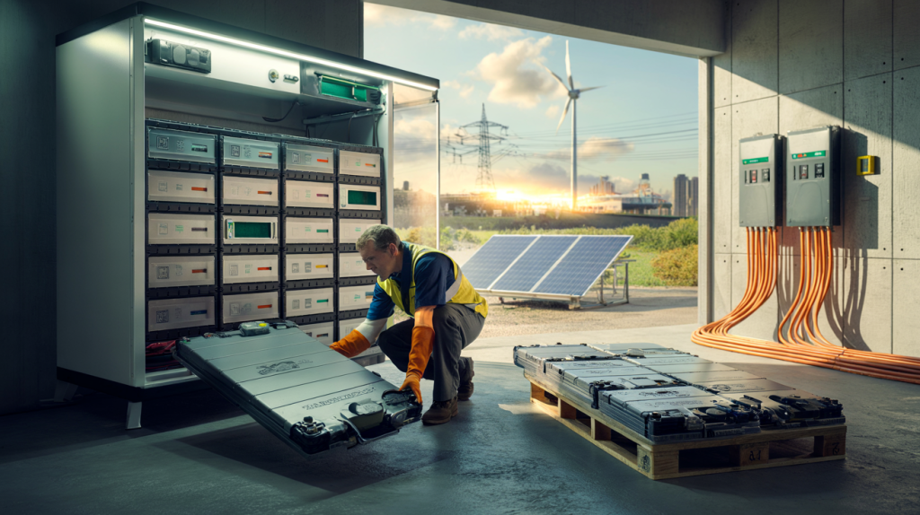 baterías de segunda vida para almacenamiento de energía