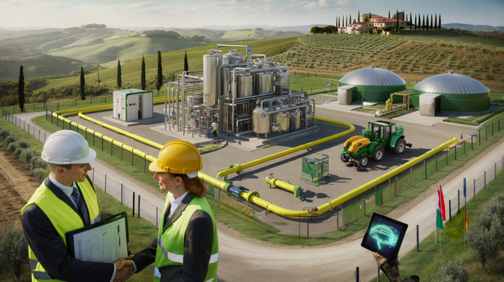 compra de plantas de biometano en Italia