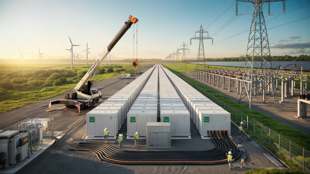 construcción batería 900 MW Alemania