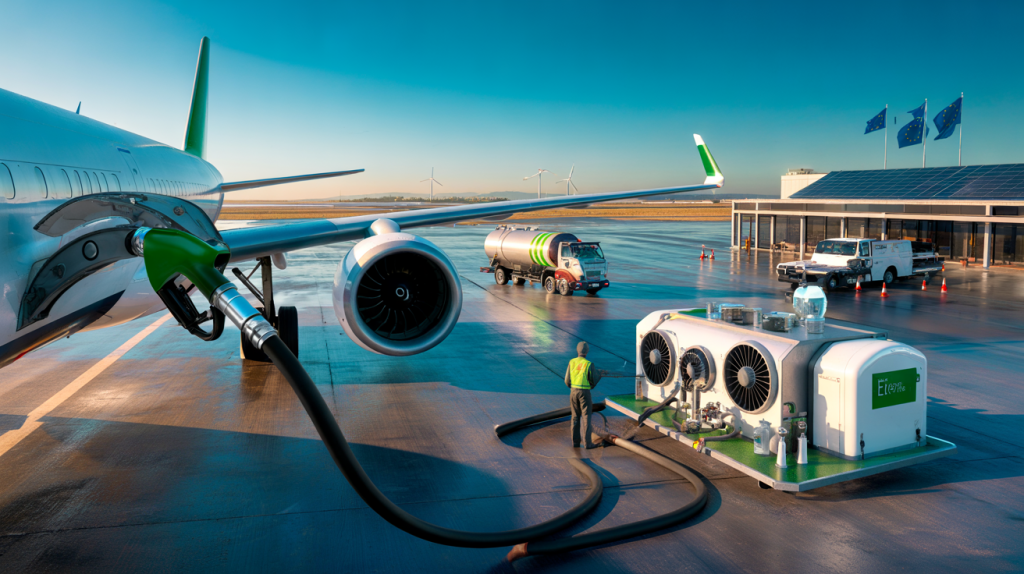 eSAF combustible de aviación sostenible en Europa