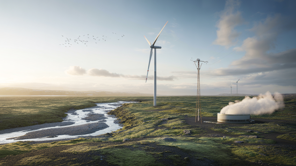 energía eólica en Islandia