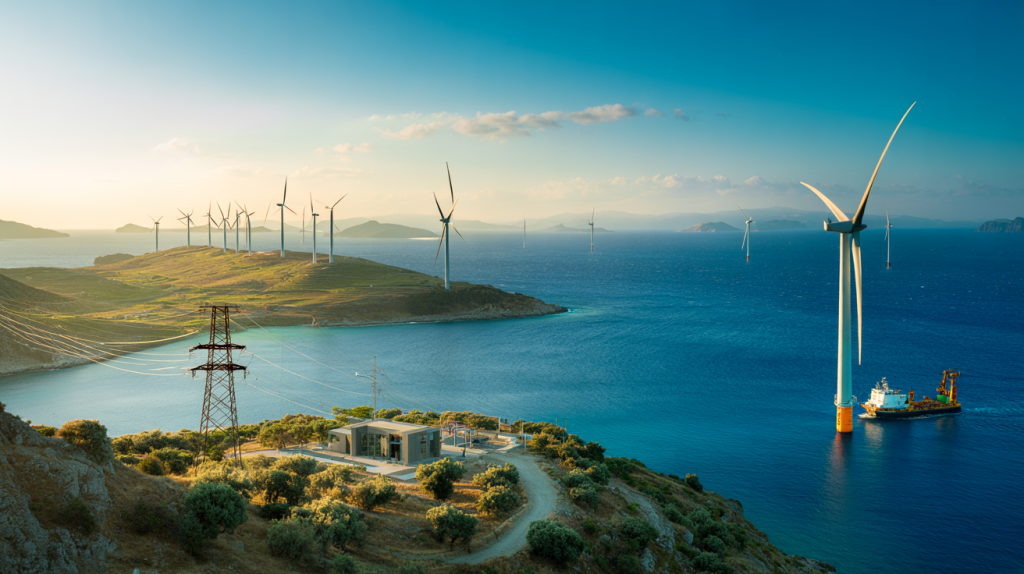 european energy wind farm greece