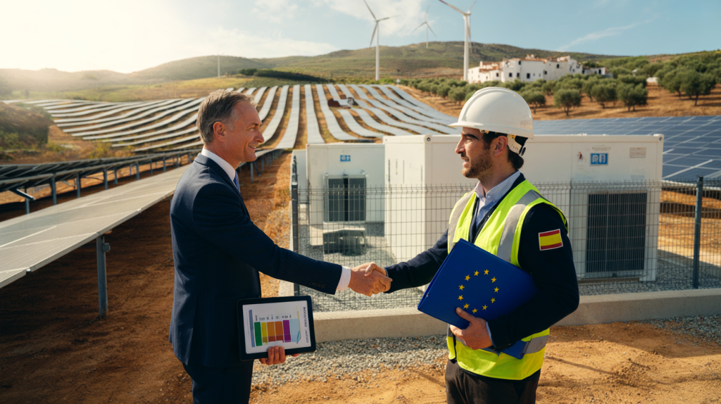 financiación almacenamiento de energía en baterías España