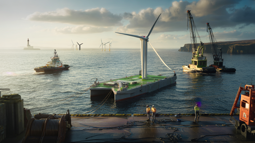 floating wind turbine UK