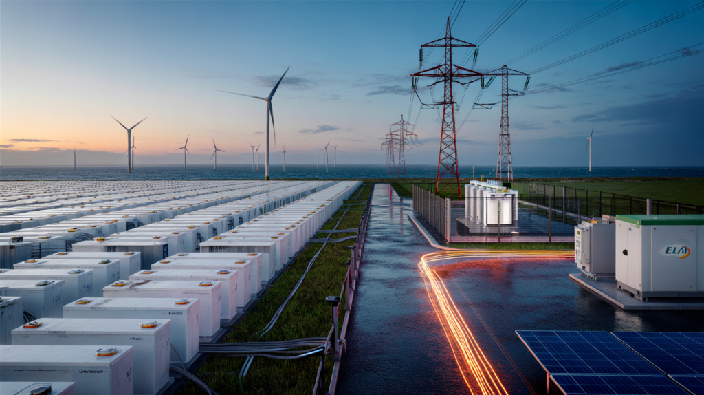 megabatería en Bélgica EDF
