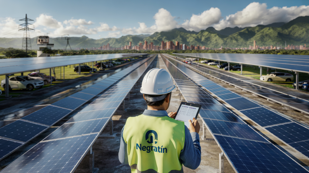 negratin colombia energía solar