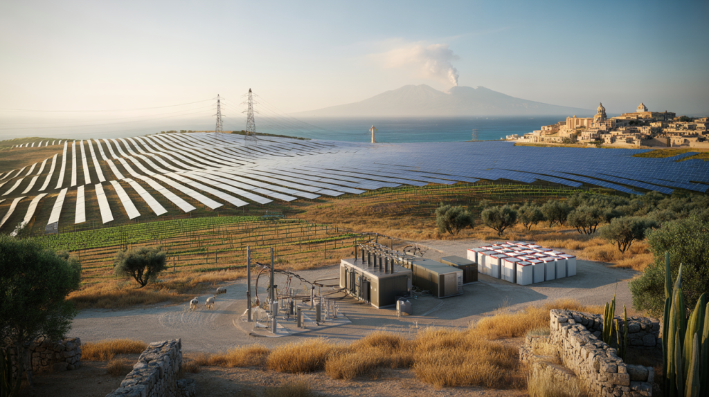 parques solares en Sicilia