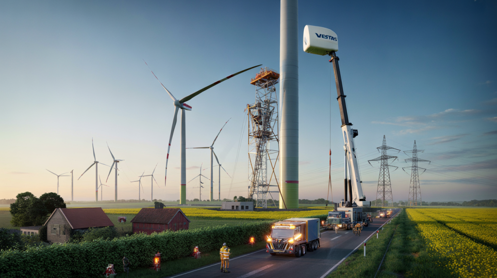 pedidos de turbinas eólicas de Vestas en Alemania