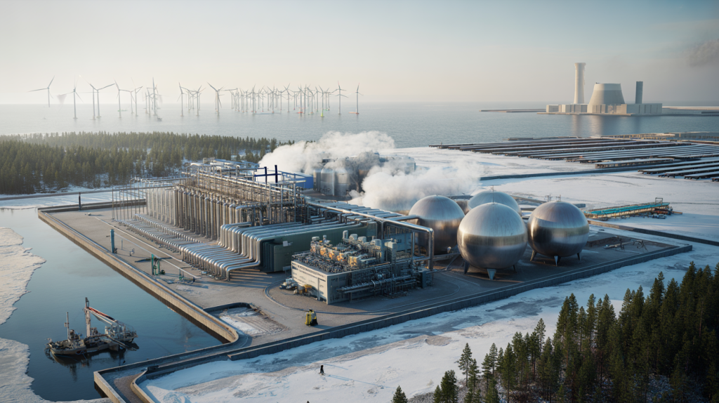 planta de hidrógeno verde de 600 MW en Finlandia