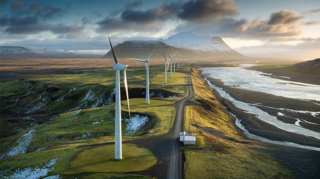 primer parque eólico de Islandia