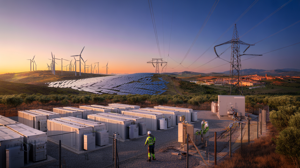 proyecto de almacenamiento de energía con baterías en España