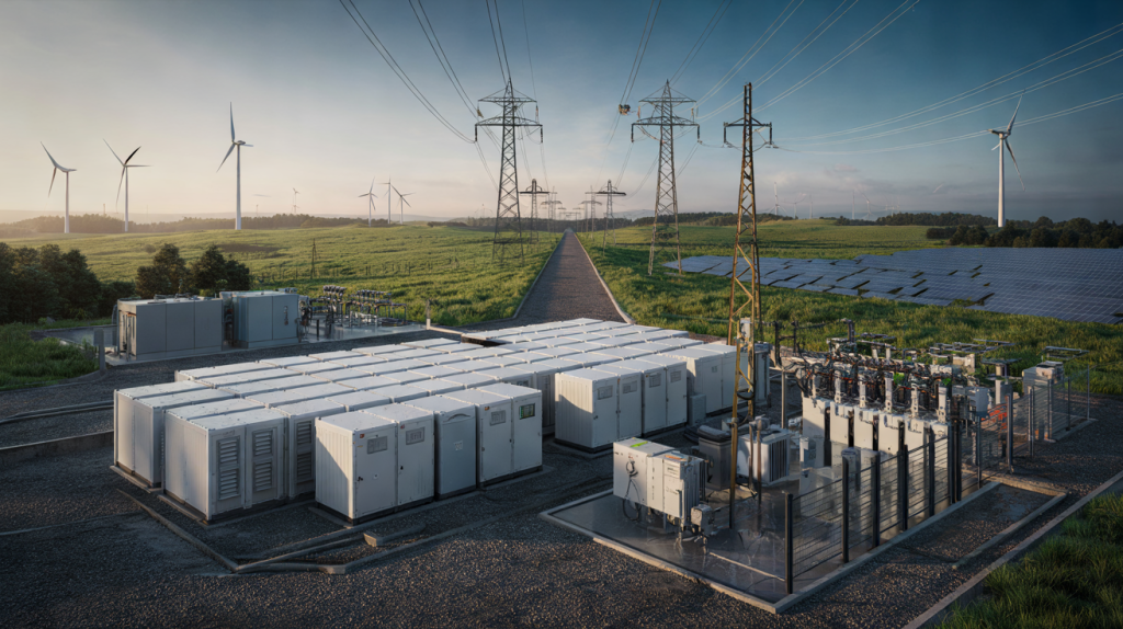 proyecto de baterías 32 MW Alemania