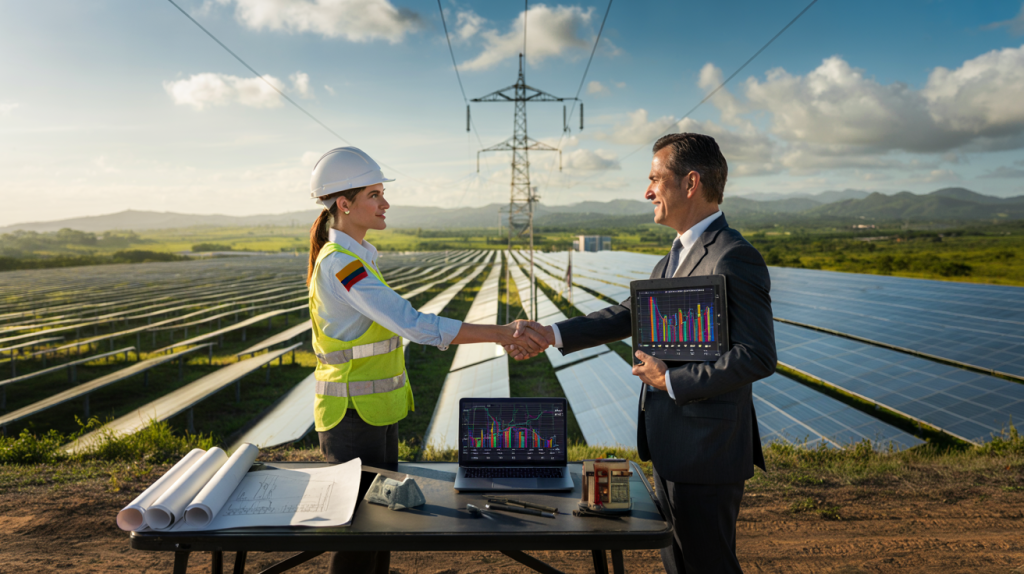 proyecto solar 250.8 MWp en Colombia financiamiento