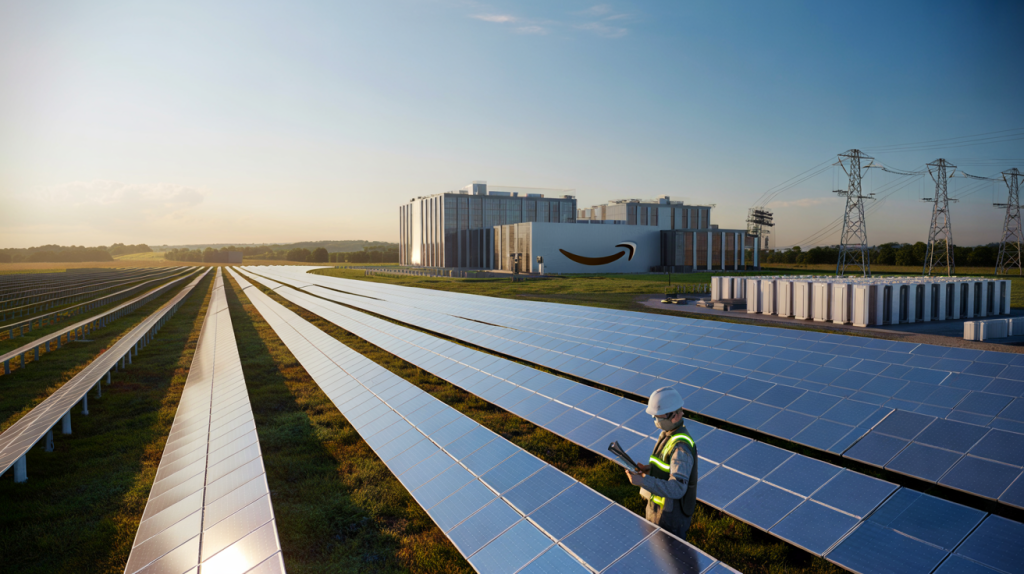 proyecto solar respaldado por Amazon
