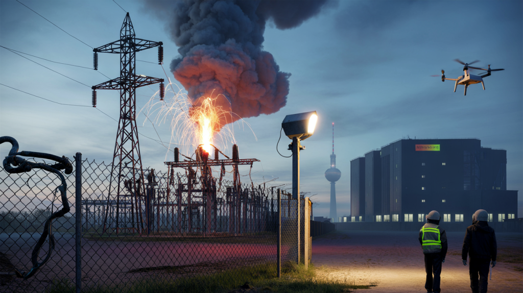 sabotaje a la infraestructura energética en Alemania